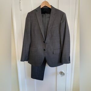 J Crew Factory Thompson Suit - Grey - 36S jacket, 30/30 slim fit pants